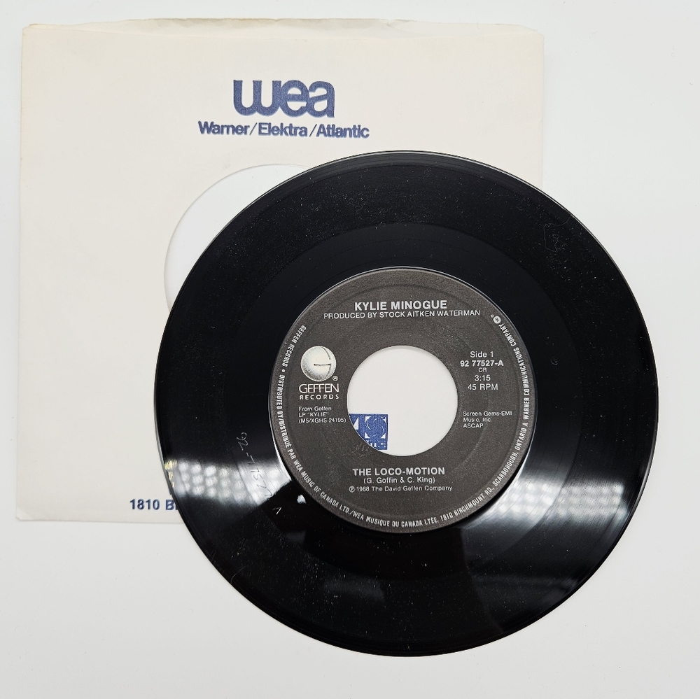 VINTAGE 45 7" VINYL RECORD | Kylie Minogue "The Loco-Motion" & "I'll Still B..."